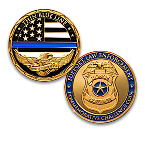 Support Law Enforcement Challenge Coin Collection