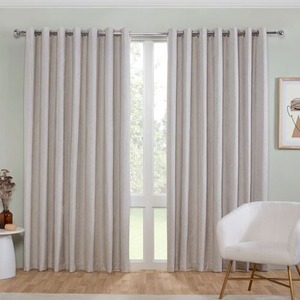BLACKOUT & THERMAL LINENESQUE SAND 66x90 Curtain