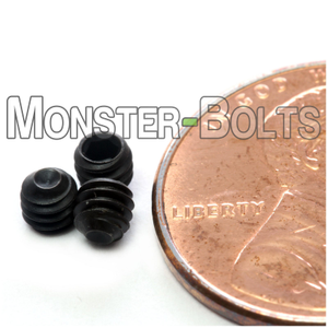 #5-40 Socket Set screws Cup Point, Alloy Steel with Black Oxide