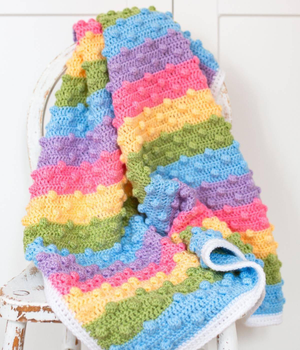 Cygnet Bobble Stripe Blanket Colour Pack