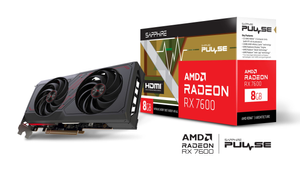 Sapphire PULSE AMD Radeon RX 7600 Pulse Gaming 8GB GDDR6 PCI-Express Graphics Card