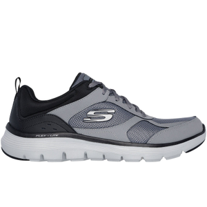 Skechers Mens Flex Advantage 5.0 Gano Memory Foam Trainers - 7.5 UK / Charcoal