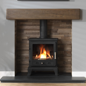 Gallery Grey Oak Timber Effect Non-Combustible 48" Fireplace Beam