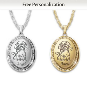 Shih Tzus Fill Hearts With Love Pendant Necklace