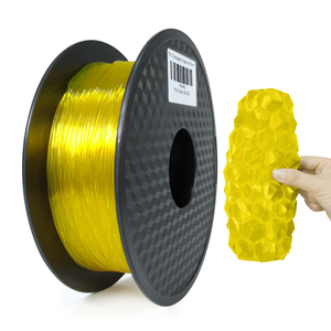 1 x TPU 3D Filament 1.75mm Transparent Yellow - 1KG