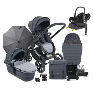 iCandy Peach 7 Maxi Cosi Cabriofix i-Size Travel System Bundle - Truffle