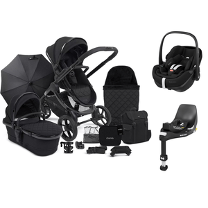 iCandy Peach 7 Designer Collection, (Pebble 360 PRO 2) Complete Travel System - Cerium Black