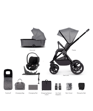 Venicci 4 in 1 Tinum UPLINE Cloud T Travel System - Slate Grey