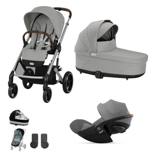 Cybex Balios S Lux Luxury Cloud G Bundle - Stone Grey