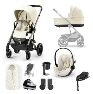 Cybex Balios S Lux Luxury Cloud G Bundle - Taupe / Seashell Beige