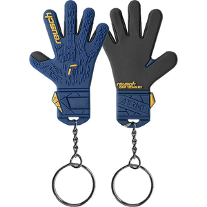 Reusch Attrakt Freegel Key Ring - Black/Blue - One Size