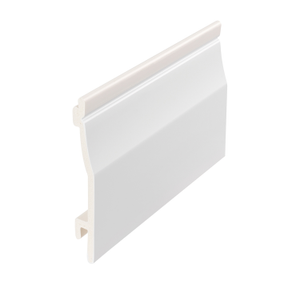 Eurocell uPVC Shiplap Cladding Board - White, 6m x 150mm