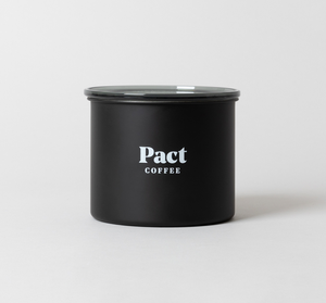 Pact Coffee Airtight Canister - Jet Black