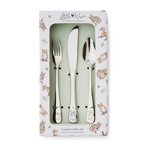Wrendale Designs Little Wren Childs 3 Piece Cutlery Set