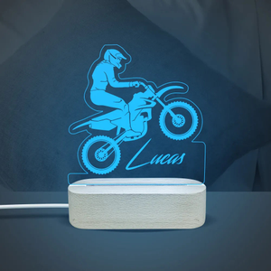 Motorbike Personalised Night Light