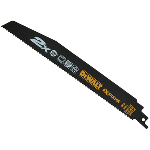 DeWalt 228mm 2X Life Recip Blade 10TPI Gen purp 5pk
