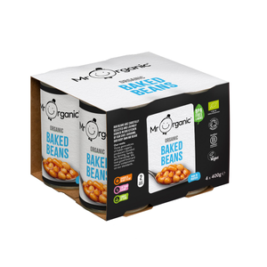 Organic Baked Beans (Mr Organic) 4x400g