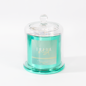 Freya & Sol Glass Cloche 600g Candle Dancing Daffodils
