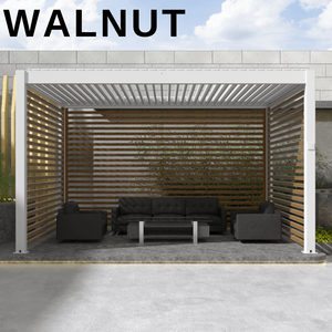 Premium Slat Aluminum Fencing - Villa Pergola