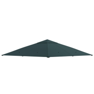 Outsunny Techo de Repuesto 300x300 cm para Cenador de Jardín Cubierta de Repuesto de Gazebo Pabellón Exterior con 8 Orificios de Drenaje y Ventilación Gris