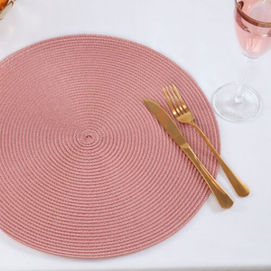 Round Woven Rose