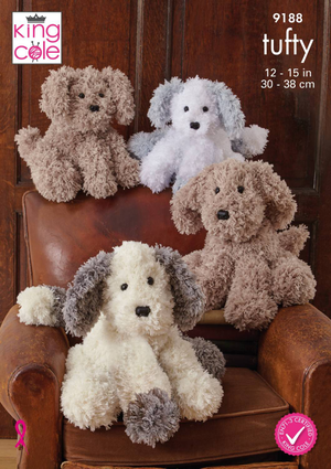 Dogs in King Cole Tufty (9188)