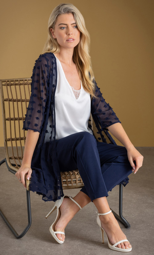 Dobby Dip Hem Cover Up - Midnight