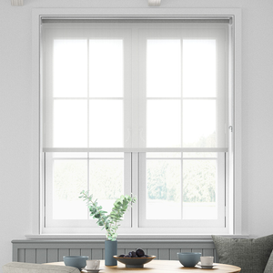 Crystalline Voile, Cream - Twist&Fit Roller Blind