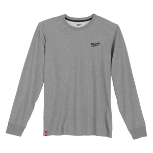Milwaukee 4932492990 Large Grey Long Sleeve T-Shirt