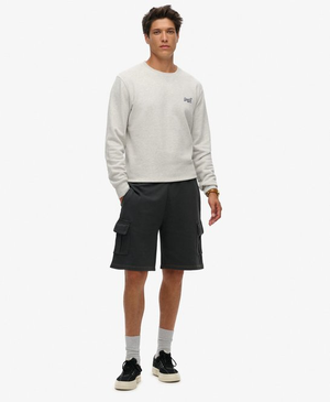 Cargo Short met Contrasterende Stiksels Relaxed Pasvorm