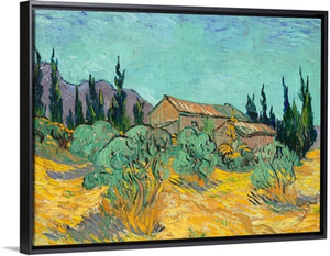 Cottages Among Olive And Cypress Trees, 1889