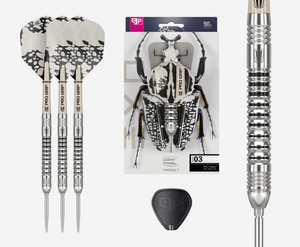 Target Darts EXO 03 90% Tungsten 23G Swiss Point Steel Tip Darts Set