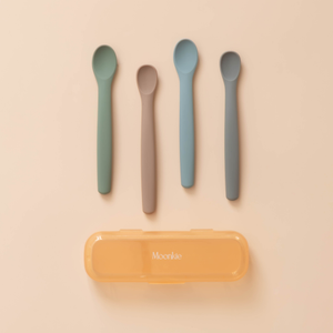 Earthy Harmony Silicone Feeding Spoons