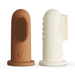 Clay/Ivory Baby Finger Toothbrush