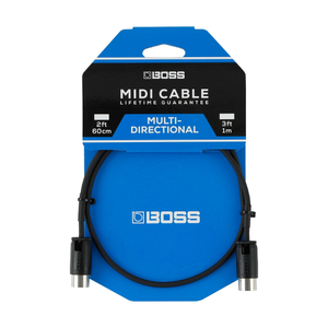 Boss BMIDI-PB3 Multi-Directional MIDI Pedalboard Cable 3ft