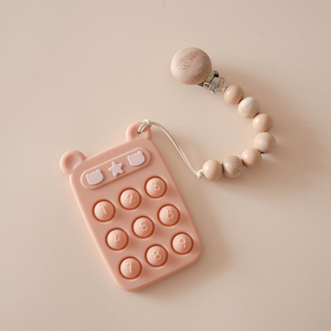 Classic / Muted Silicone Phone Press Toy