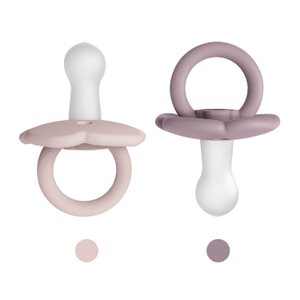 Default Title Astrid Classic Silicone Pacifier (Baby pink/Pale mauve)