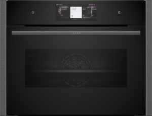 Neff C24FT53G0B Compact 45cm Steam Ovens - Black with Graphite-Grey Trim