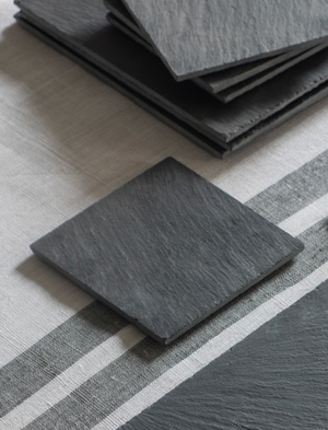 Classic Coasters - Slate, Natural, Set of 4