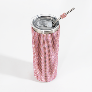 SWIG Skinny Tumbler Glitz Blush 590mL