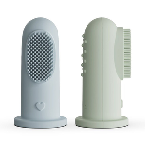 Cloud/Mint Baby Finger Toothbrush