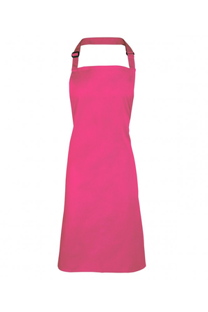 Simon Jersey Bib Apron Adjustable Neckline, Pink