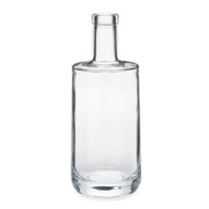 750 ml Clear Glass Bellagio Liquor Bottle - 300093-K