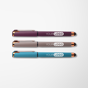 Coastal Hughes Gel Pen with Rose Gold Trim