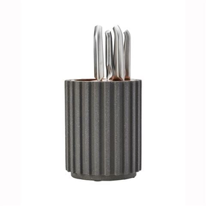 Furi - Pro Radial Stone Knife Block Set Flint Terrazzo 5pce