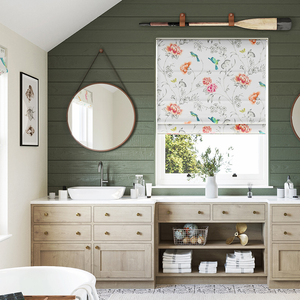 Borneo, Orchid - Roman Blind