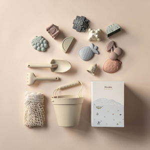 Standard Box Gift Set / Yes / No Silicone Beach Toy Set (Beige)