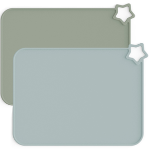 Ether/Sage Silicone Placemat - 2 Pack