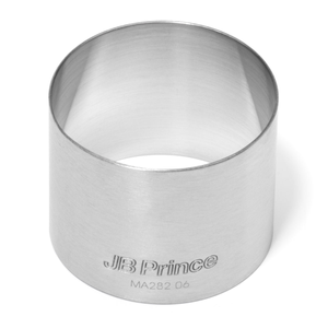 Seamless Stainless Steel Ring by JB Prince - 2.3 x 1.9 inches