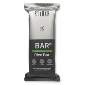 STYRKR - BAR50 Apple Cinnamon & Caramel Energy Bar Black 50g - SINGLE UNIT